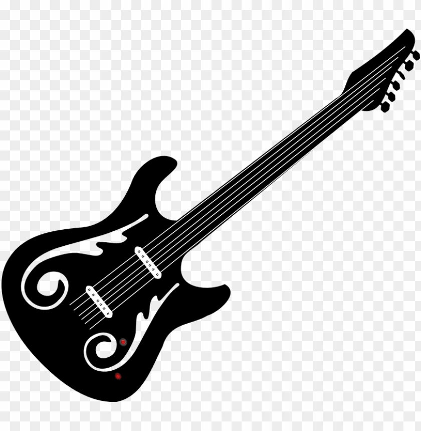 free electric guitar clipart