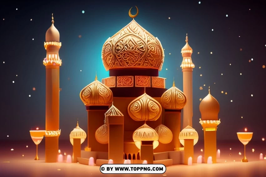 Elegant Mawlid al-Nabi Vector Graphics on Islamic Background