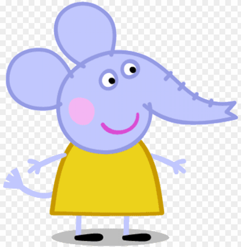 elephant from peppa pig PNG transparent with Clear Background ID 92826