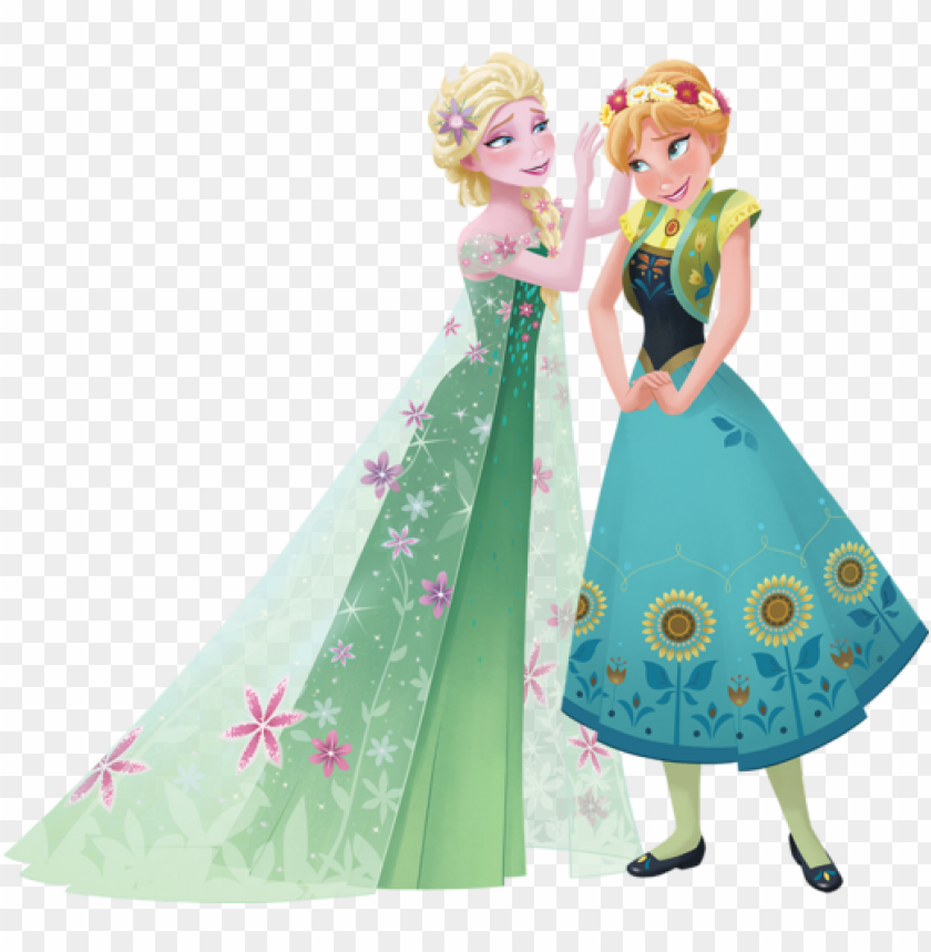 elsa and anna elsa frozen fever 2d PNG transparent with Clear Background ID 225743