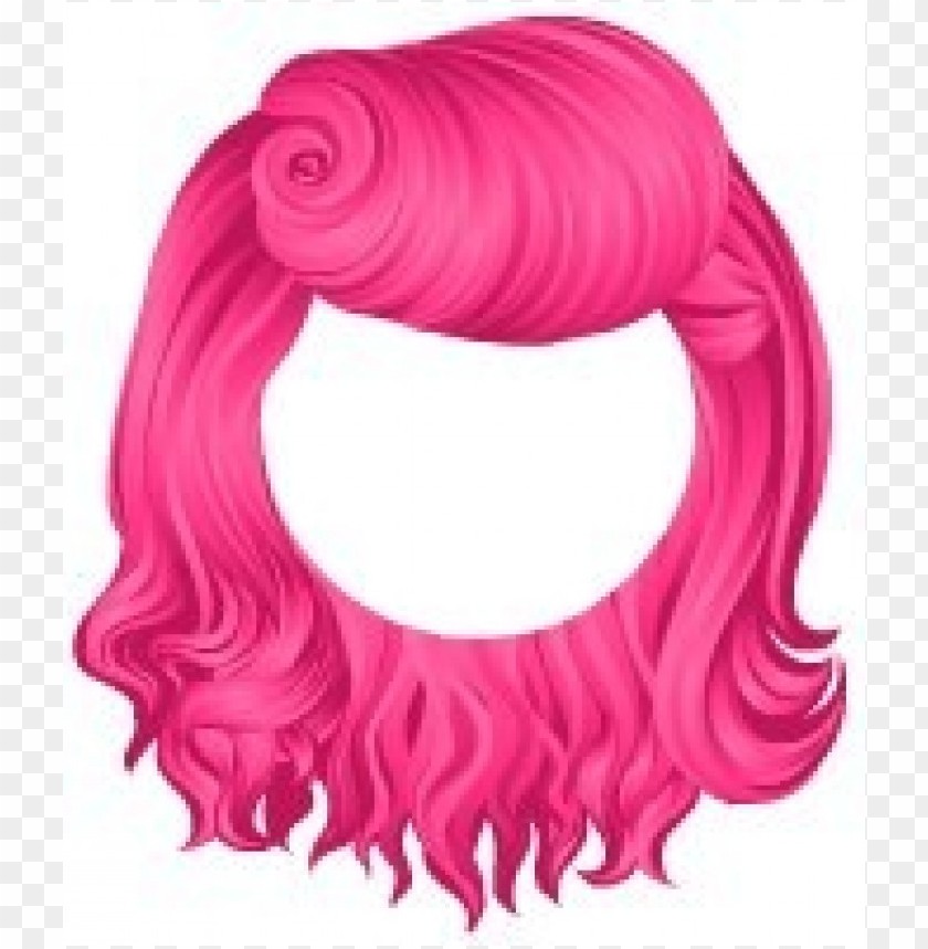 emerald city puff roll hair electric pink png - Free PNG Images@toppng.com