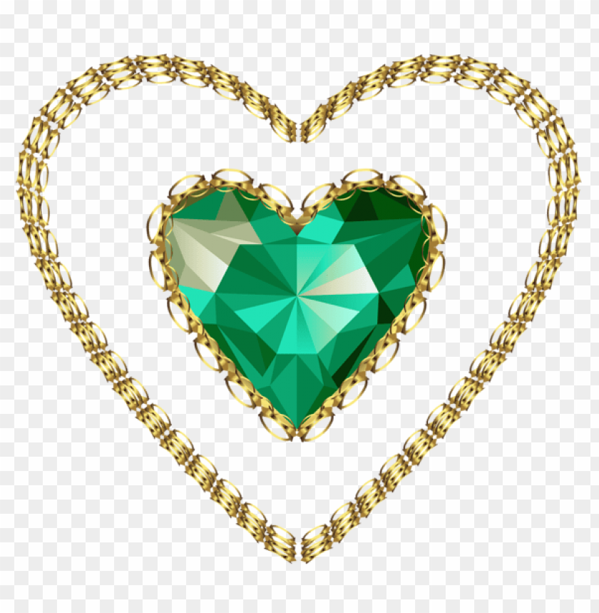 Emerald Heart Png - Free PNG Images - 39922