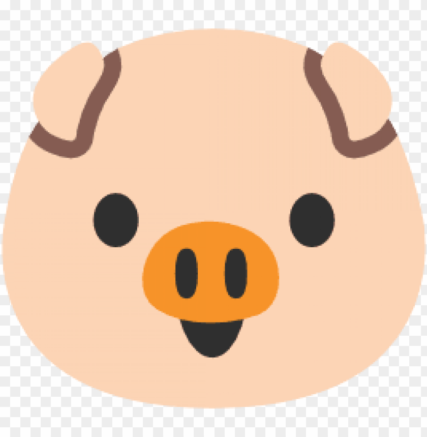 emoji, android, pig, face