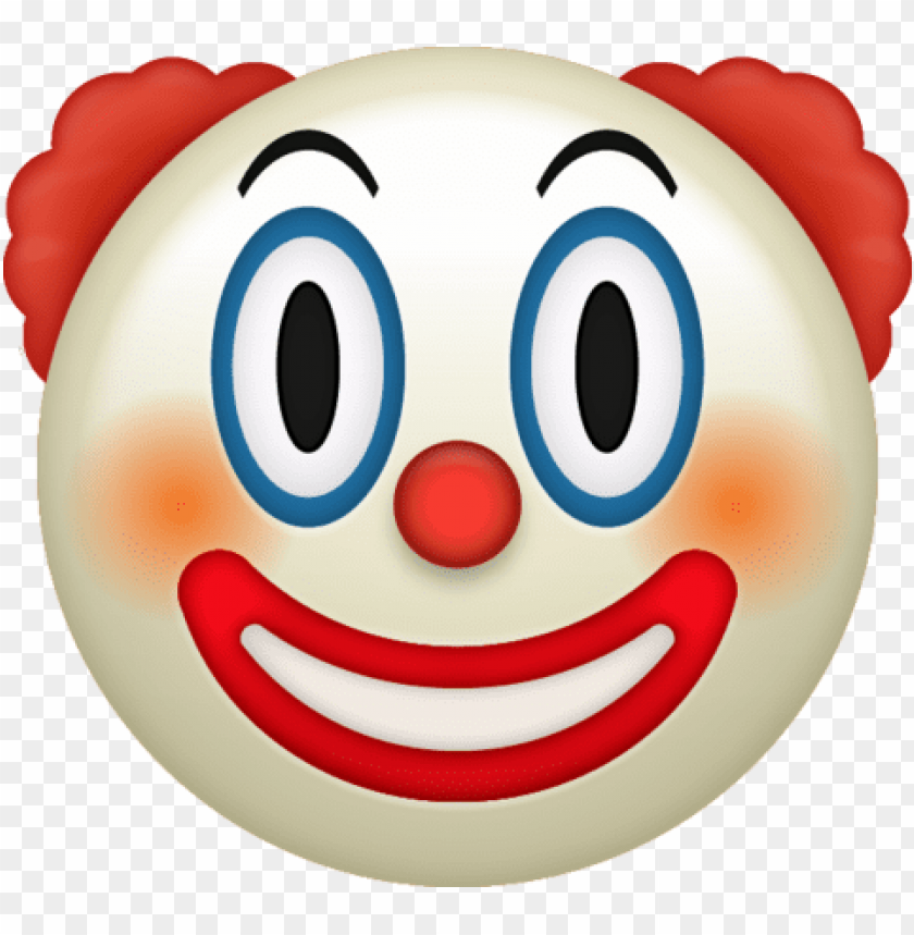 emoji, clown, emoji, png, transparent