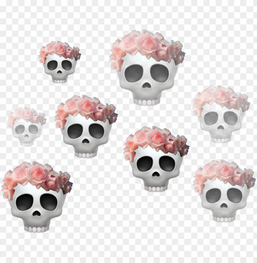 emoticon, flowers, facebook, rose, skull silhouette, flower, twitter