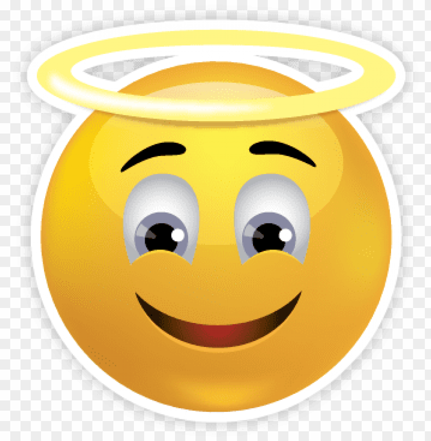 emoji faces angel emoji PNG transparent with Clear Background ID 229794