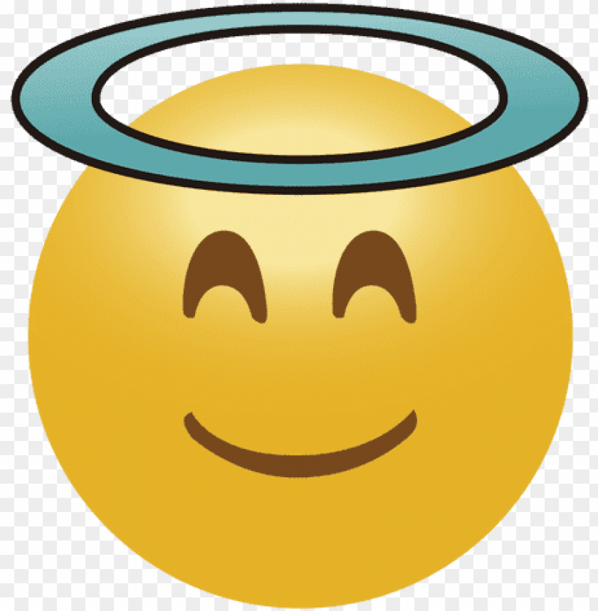 emoji facetransparent emoto angel PNG transparent with Clear Background ID 154094