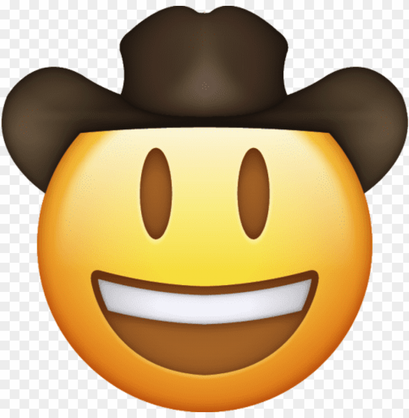 free PNG Download emoji png icon cowboy emoji png large clipart png photo   PNG images transparent