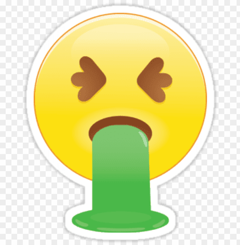 emoji world vomiting emoji stickers by thesocialbomber vomiti PNG transparent with Clear Background ID 215934