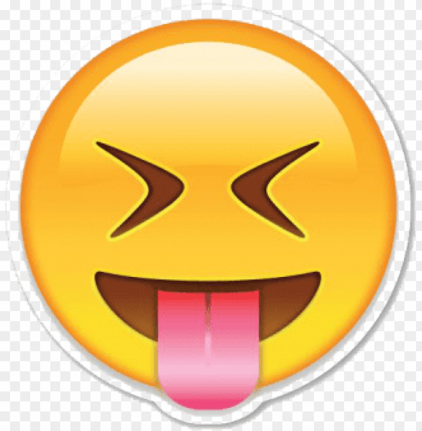 free PNG emoticon - face with stuck out tongue emoji PNG image with transparent background PNG images transparent