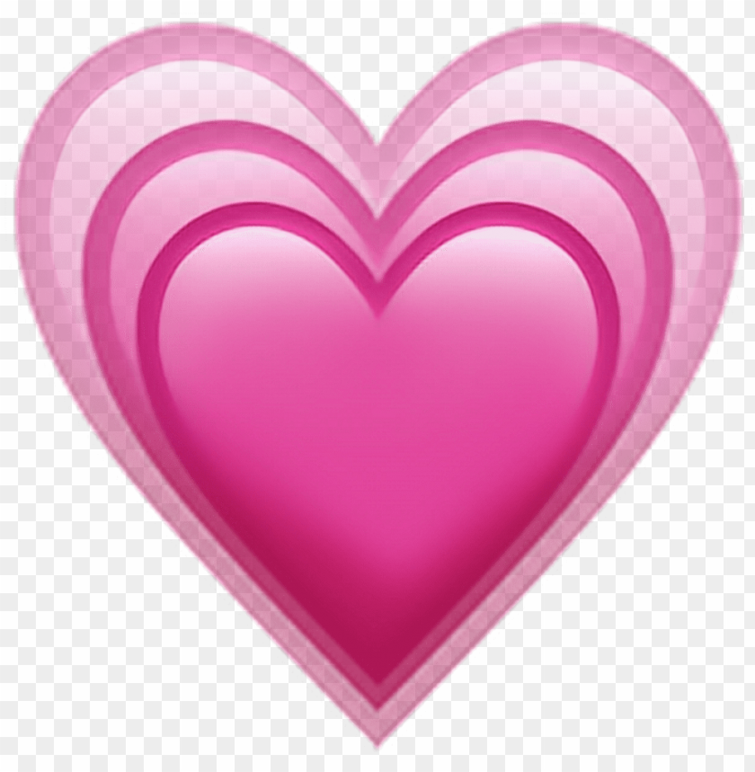 Free Download Hd Png Emotions Emotion Emoji Heart Whatsapp Pink Ios Heart Emojis Png