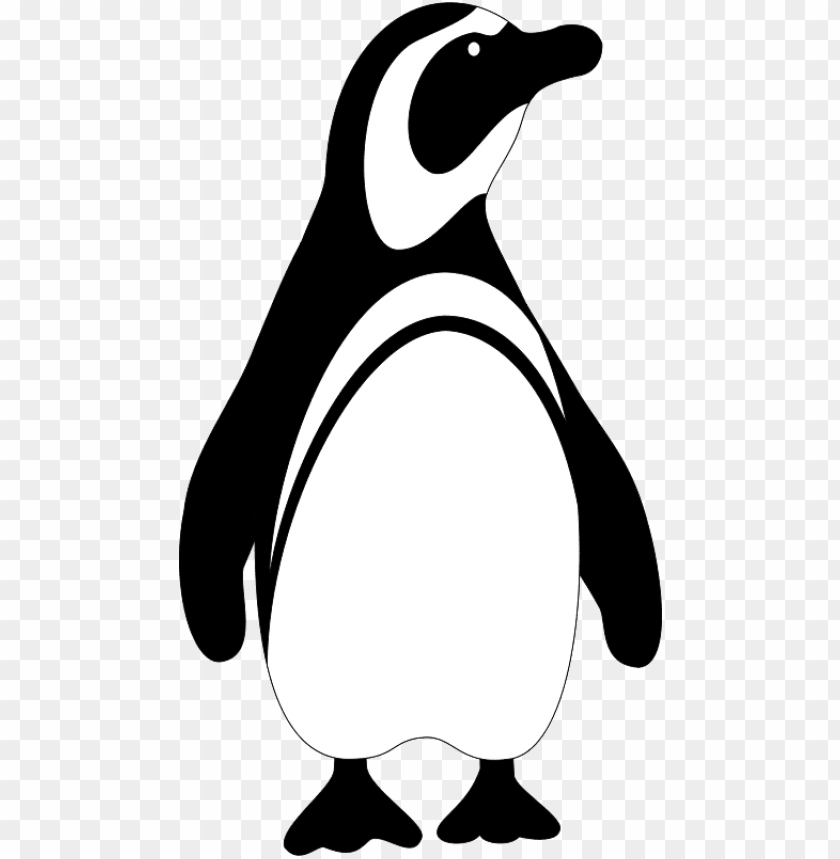 Emperor Penguin Chick Head Clip Art At Clker - Clip Art Penguin Black And White PNG Transparent With Clear Background ID 217034