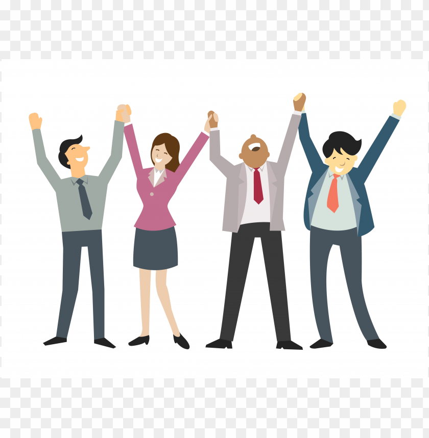 happy employees clipart