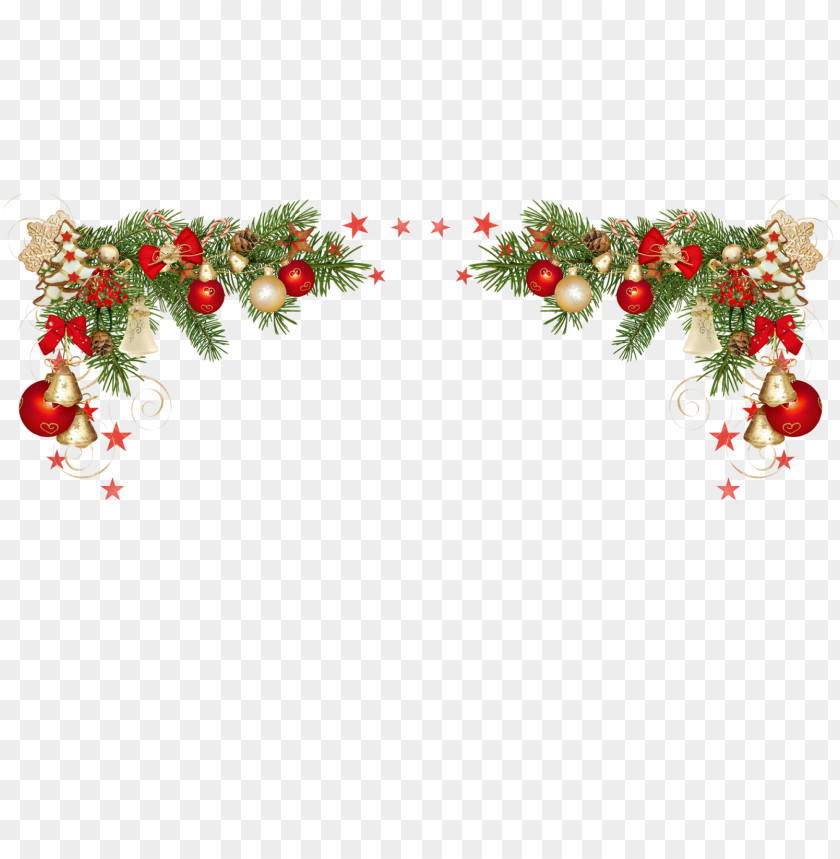 Clip Art Fundo Natalino Png - Enfeites De Natal Em Png, Transparent Png ,  Transparent Png Image - PNGitem