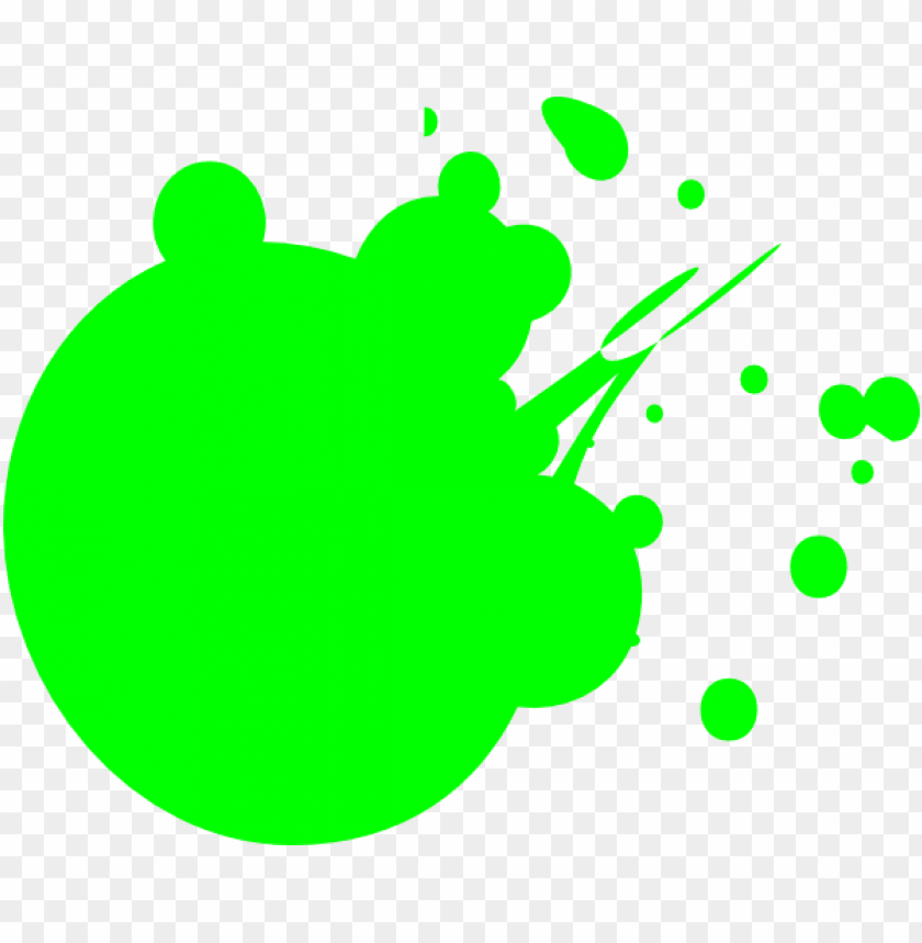 Eon Green Dot Splat Clip Art - Paint Splatter Clipart PNG Transparent ...