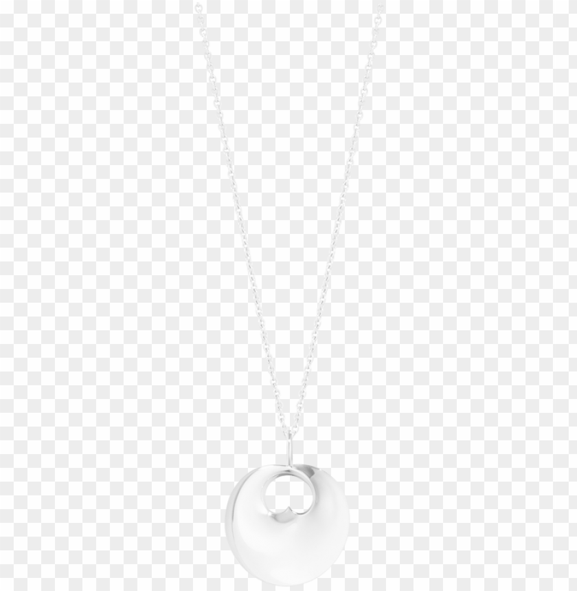 Eorg Jensen Small Hidden Heart Sterling Silver Necklace - Locket PNG Transparent With Clear Background ID 441460