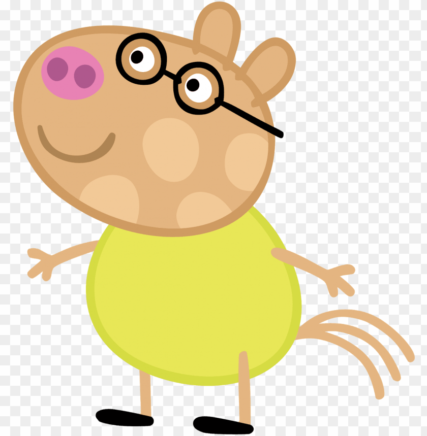 Peppa Pig oooo Pegatina PNG transparente - StickPNG