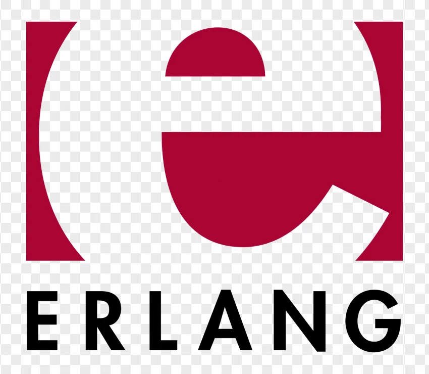 Erlang Programming Language Logo PNG Transparent Background