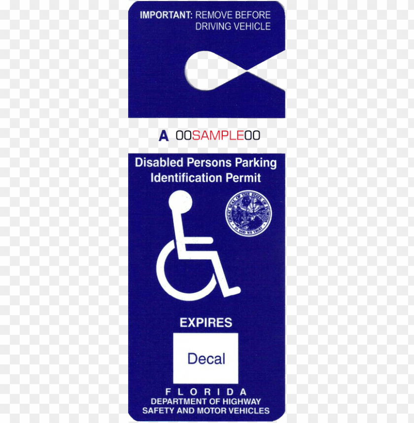 Handicap Parking Placard Printable