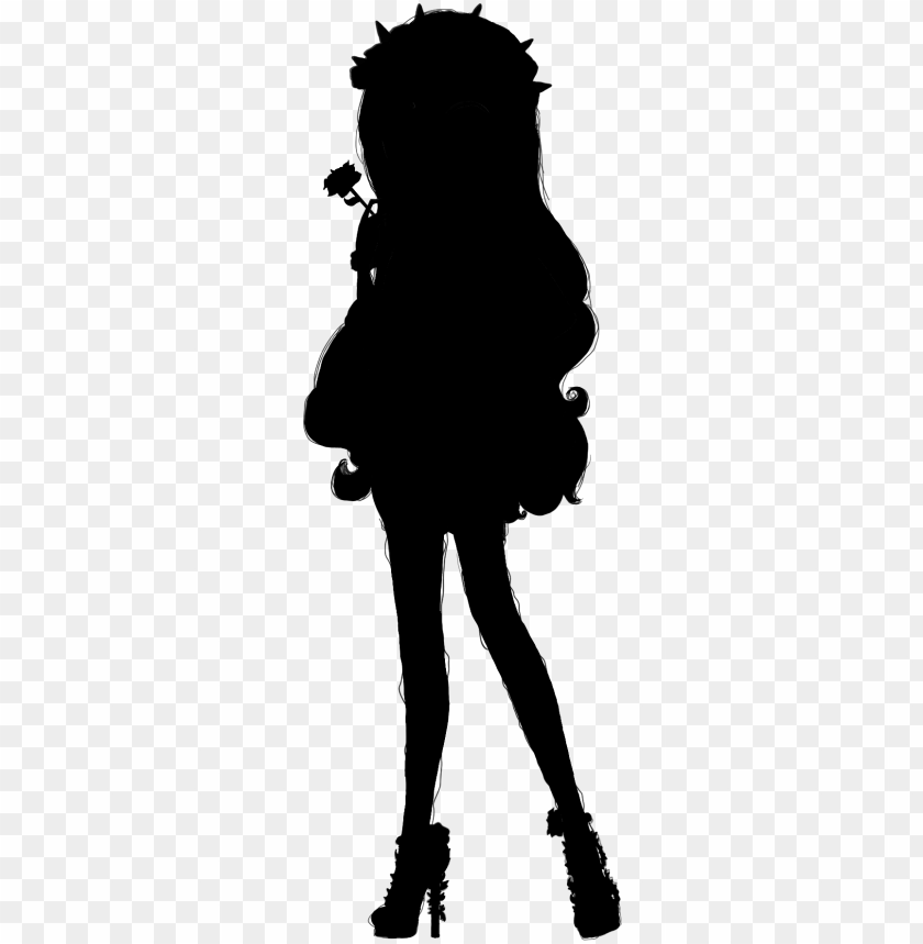 ersephonesilhouette ever after high silhouette PNG transparent with Clear Background ID 440577