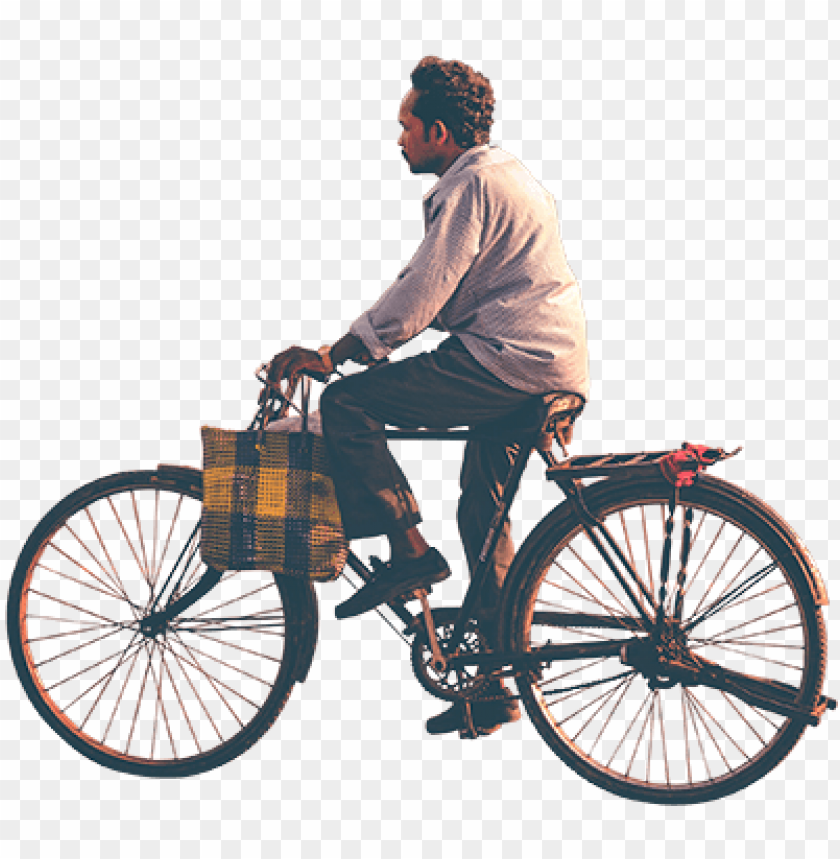 Man sales riding bicycle