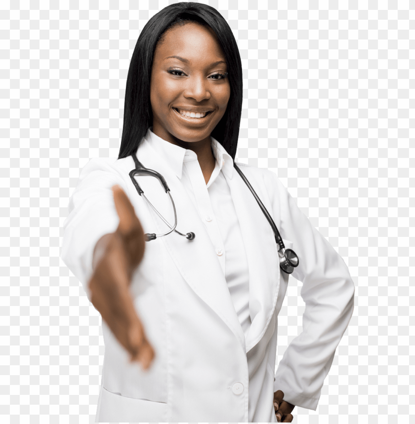 free PNG ersonal care services to our valued patients in our - african american doctor PNG image with transparent background PNG images transparent