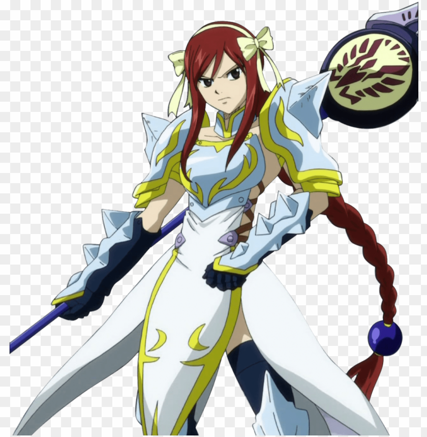 Erza Scarlet Fairy Tail Armor Download Fairy Tail Erza Lightning Empress Armor Png Image With Transparent Background Toppng