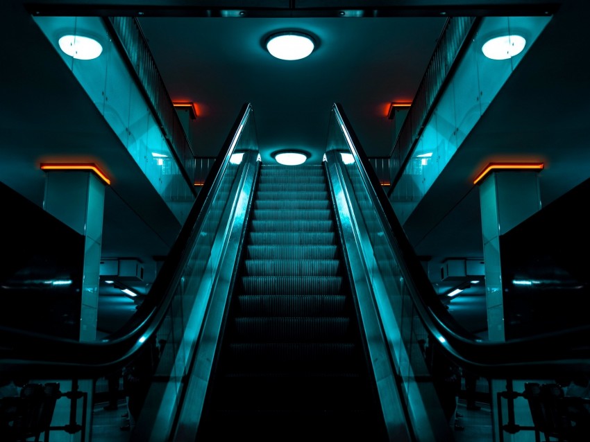 Escalator Stairs Lighting Construction Room Png - Free PNG Images