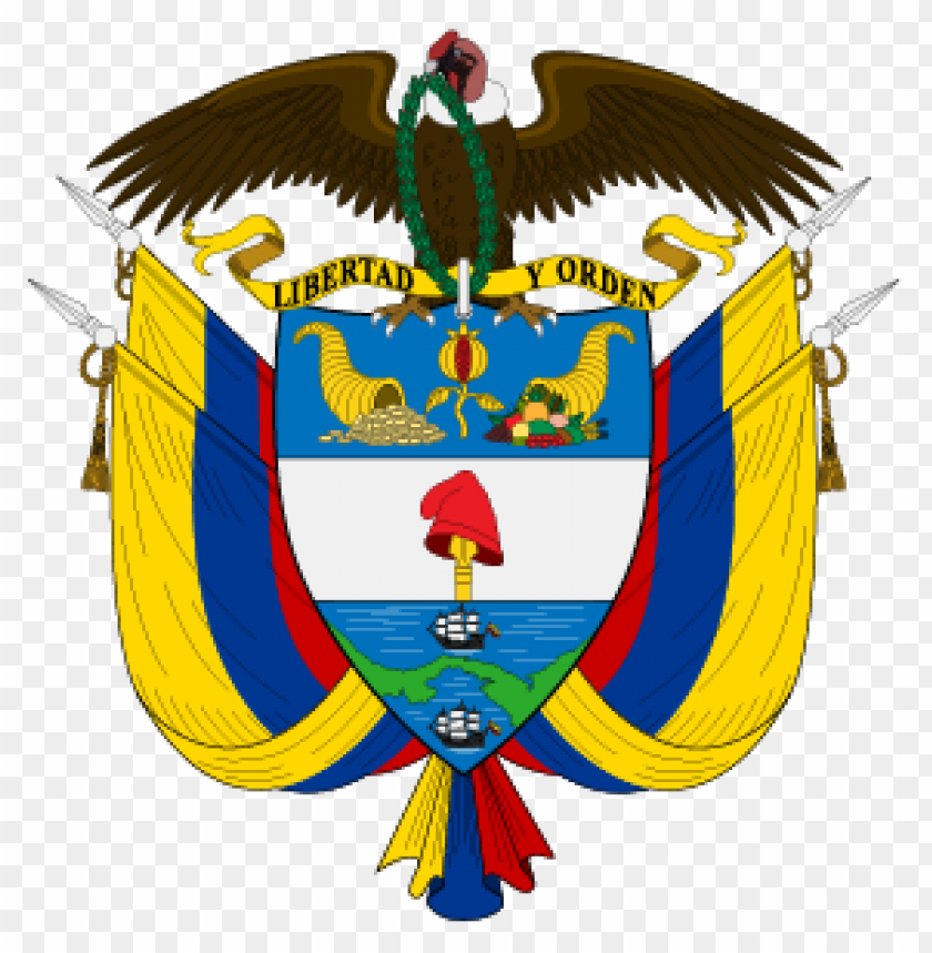  escudo de colombia logo vector free - 468428