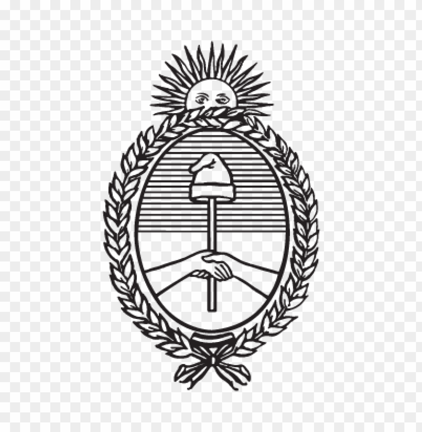  escudo de la republica argentina logo vector - 466110