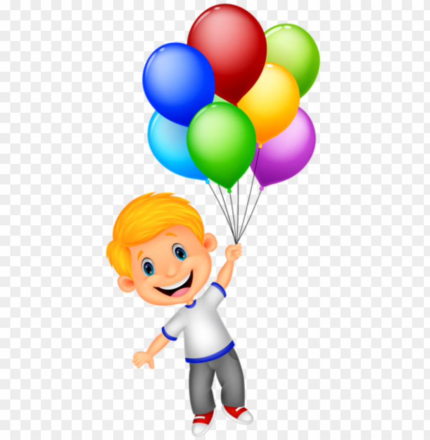 escuela dominical para niños, dibujos para niños, imagenes -  boy with balloon clipart PNG image with transparent background | TOPpng
