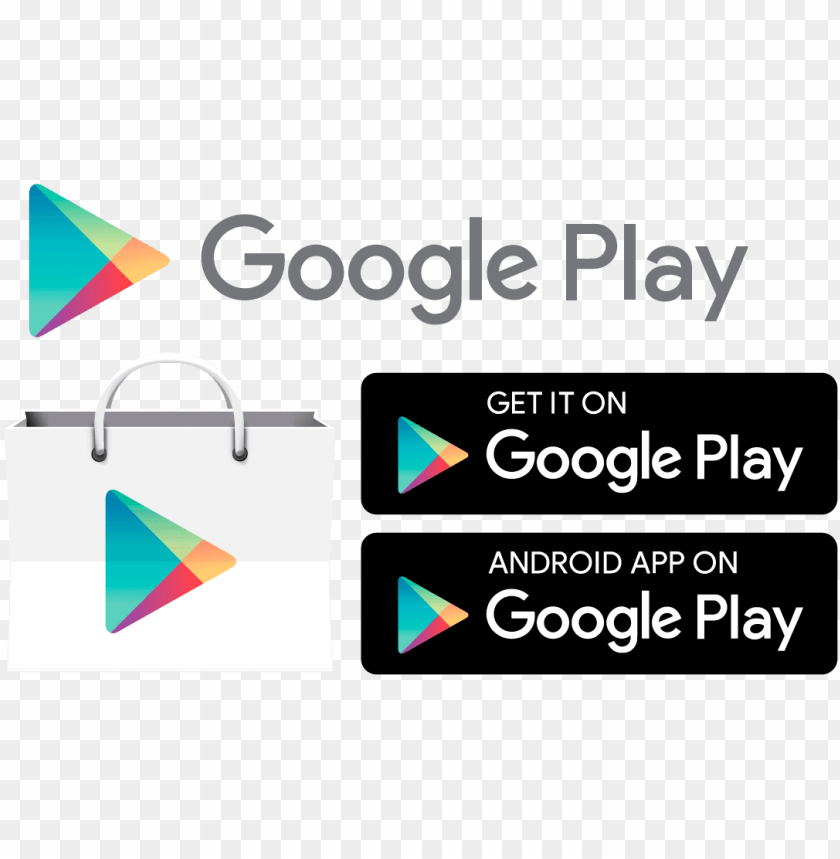 Et It On Google Play Logo Svg Freeuse Library - Icon Google Play Vector PNG Transparent Background