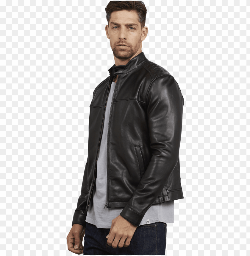 Et The Collins Leather Jacket In Black Online Leather Jacket PNG Image With Transparent Background