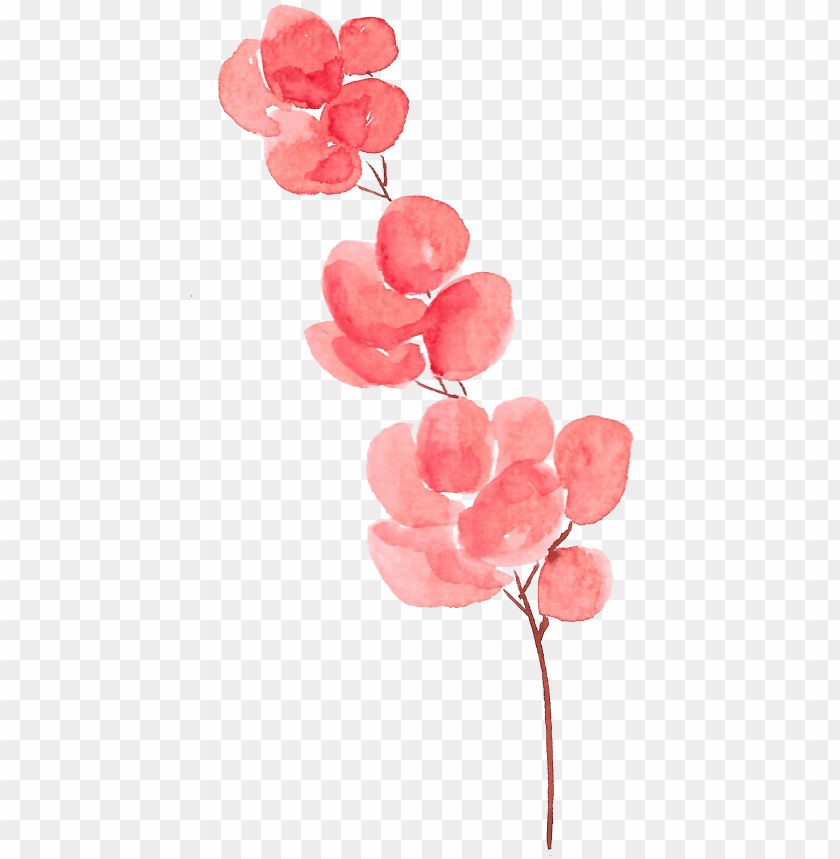 free PNG etal flower watercolor painting - watercolor flowers no background PNG image with transparent background PNG images transparent