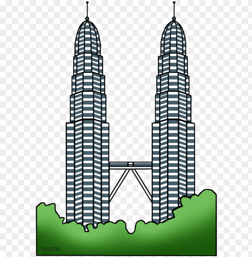 etronas twin tower clip art PNG Transparent image for free, etronas twin to...