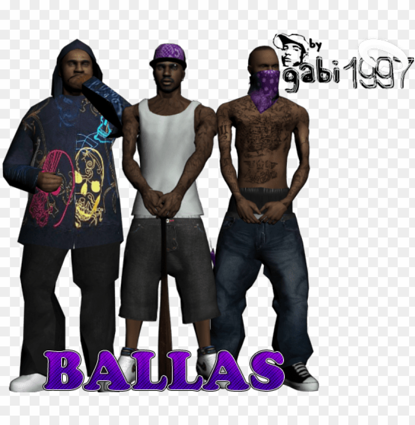 ew character the ballas gang for gta san andreas - skin ballas gta sa PNG image with transparent background@toppng.com