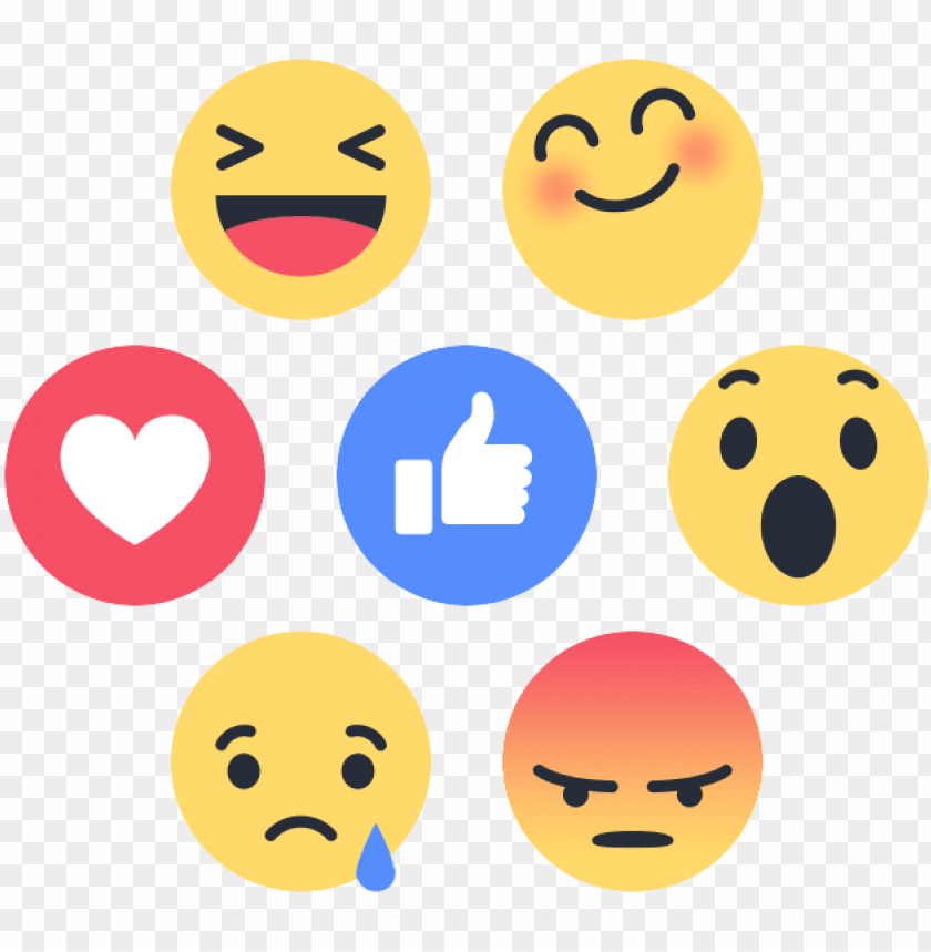 Ew Facebook Reactions Facebook Like Buttons Png Image With Transparent Background Toppng