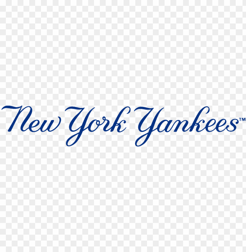 Ew York Yankees Logo Font - Logos And Uniforms Of The New York Yankees PNG Transparent With Clear Background ID 226122