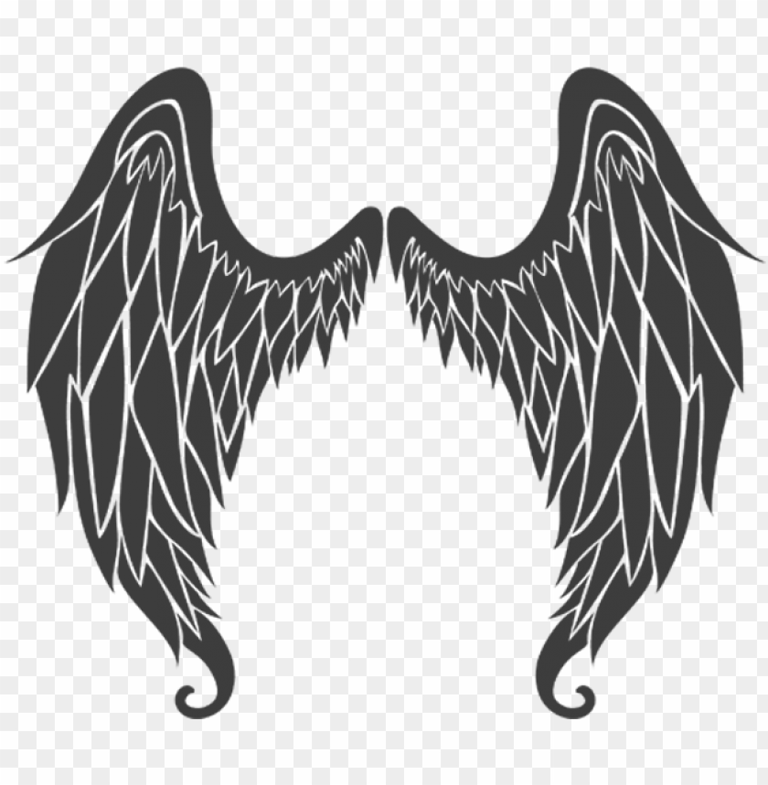 excellent angel wings wall decal easy decals st17 - angel wings decal PNG image with transparent background@toppng.com