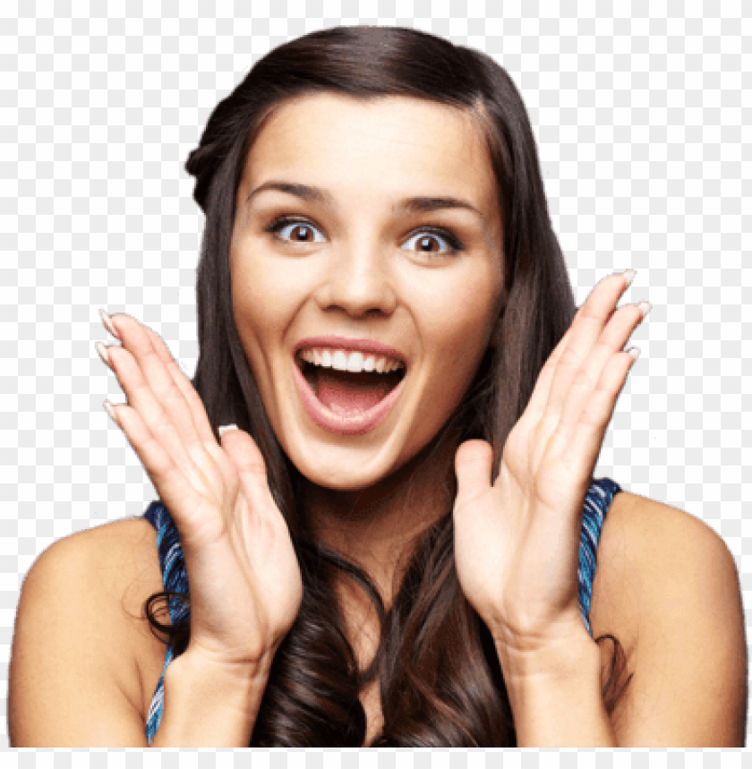 Excited Girl Girl Face Excited Png Image With Transparent Background Toppng - girl smiling girl girl roblox faces