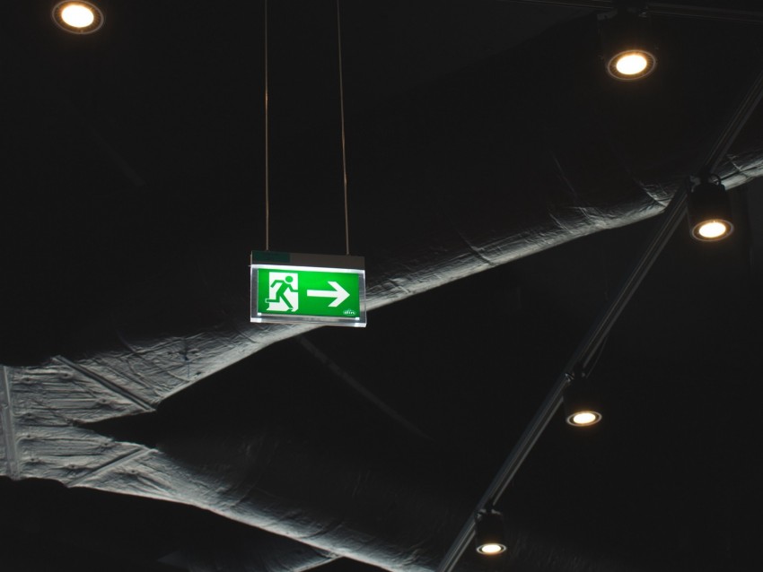 exit, plate, pointer, arrow, minimalism