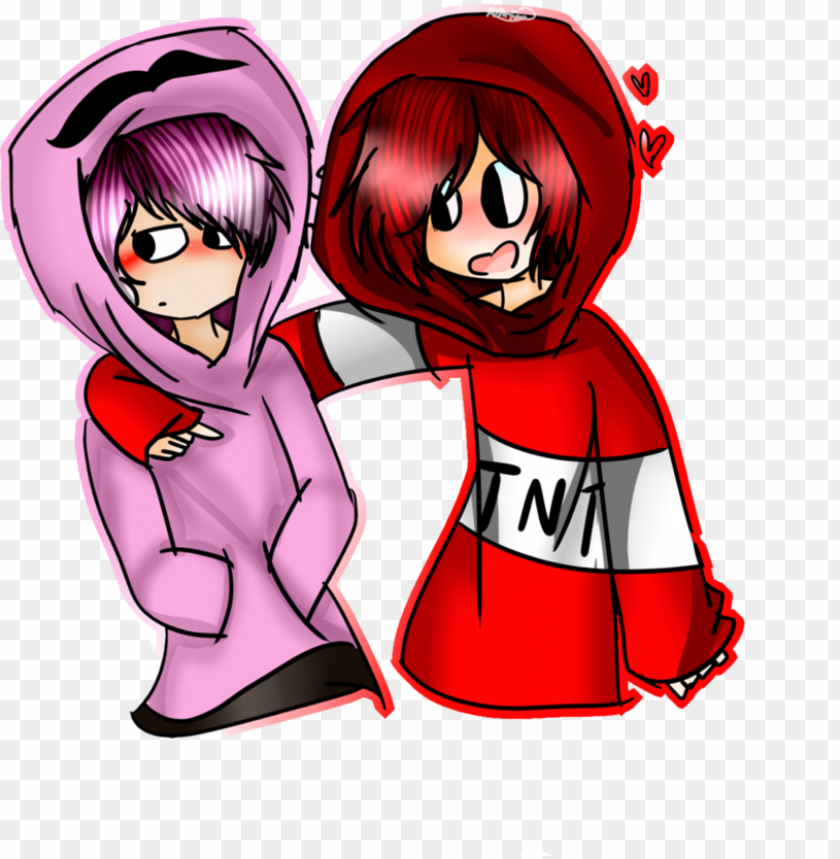 explodingtnt failboat fanart hunterthewolf28 pinksheep pink sheep x crystal shee PNG transparent with Clear Background ID 441904