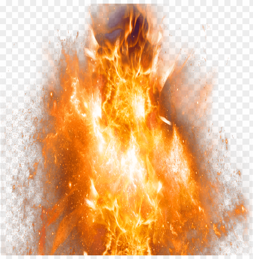 explosion with fire PNG with Transparent Background ID 8923