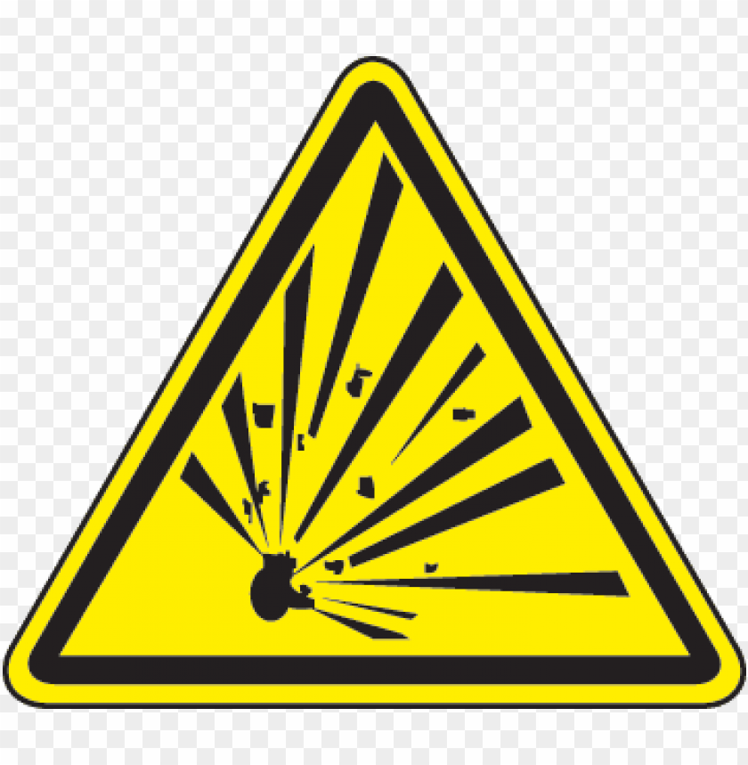 miscellaneous, safety symbols and signs, explosive material hazard, 