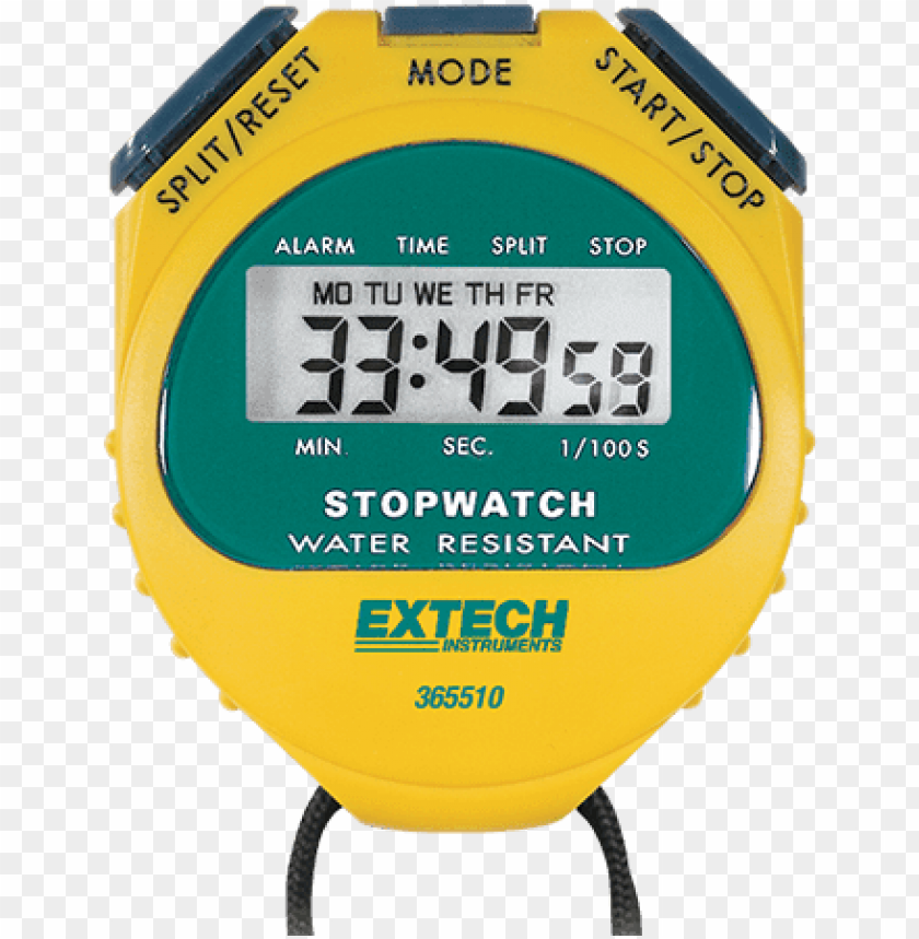 free PNG extech 365510 digital stopwatch,water resistant PNG image with transparent background PNG images transparent