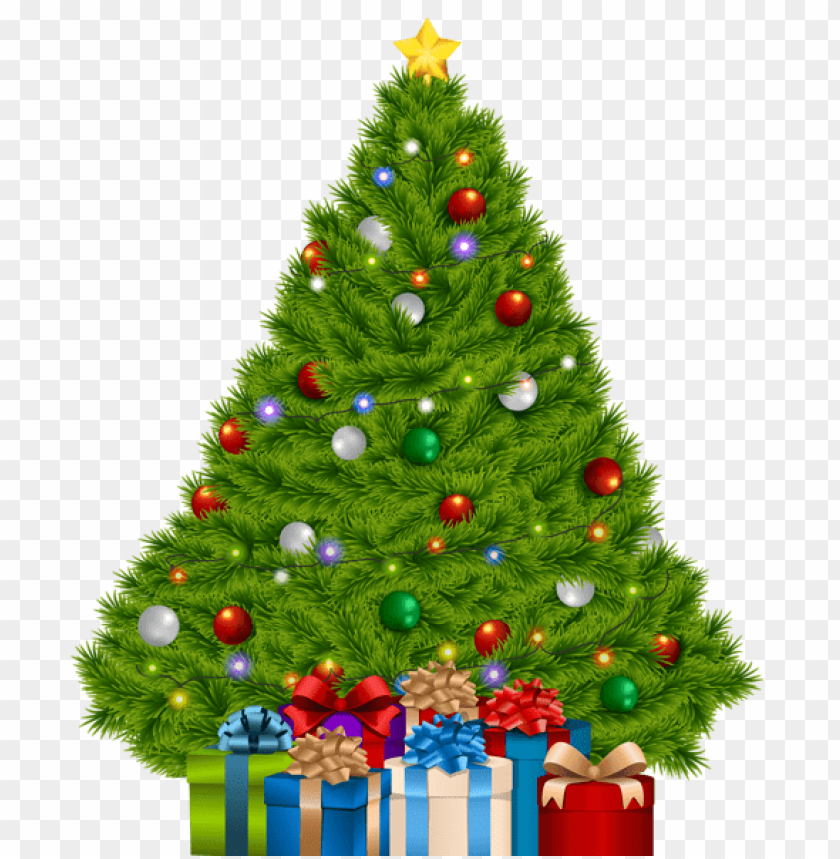 Extra Large Christmas Tree With Gifts PNG Images 39684 | TOPpng