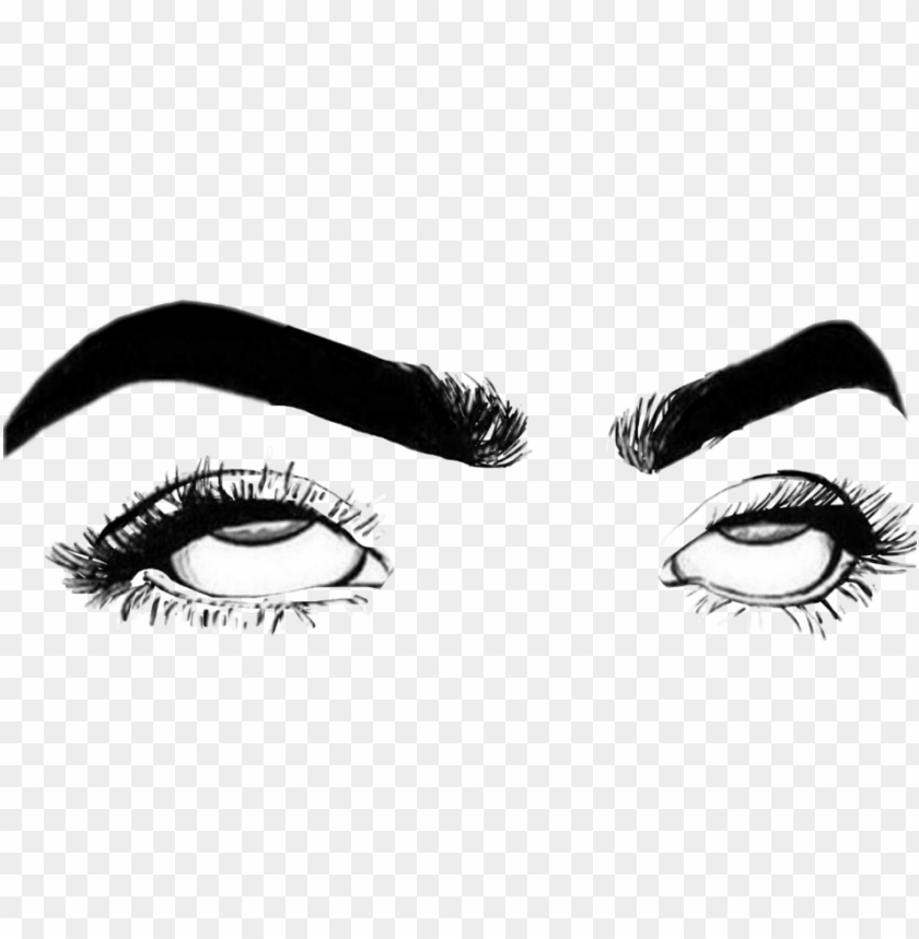 Eye Roll - Aesthetic Simple Drawings PNG Transparent Background