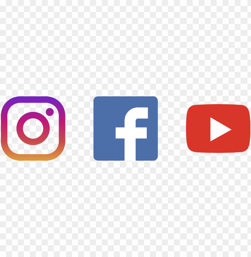 free PNG facebook and instagram logos  - facebook instagram youtube logo png - Free PNG Images PNG images transparent