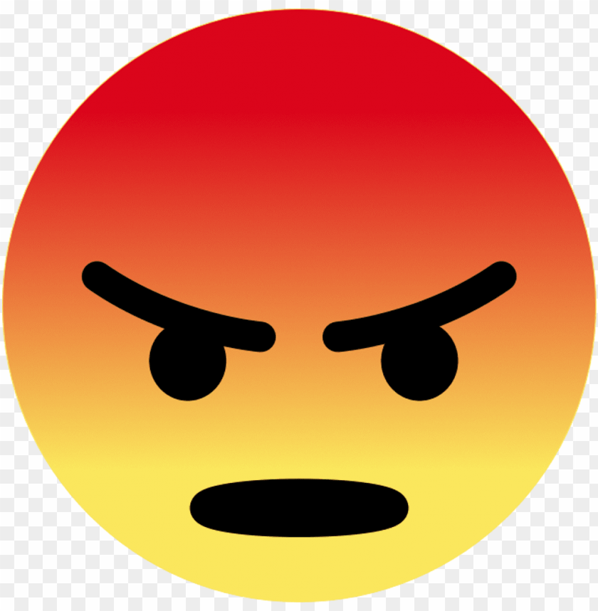 Facebook Angry Emoji - Facebook Angry Emoji PNG Transparent Background