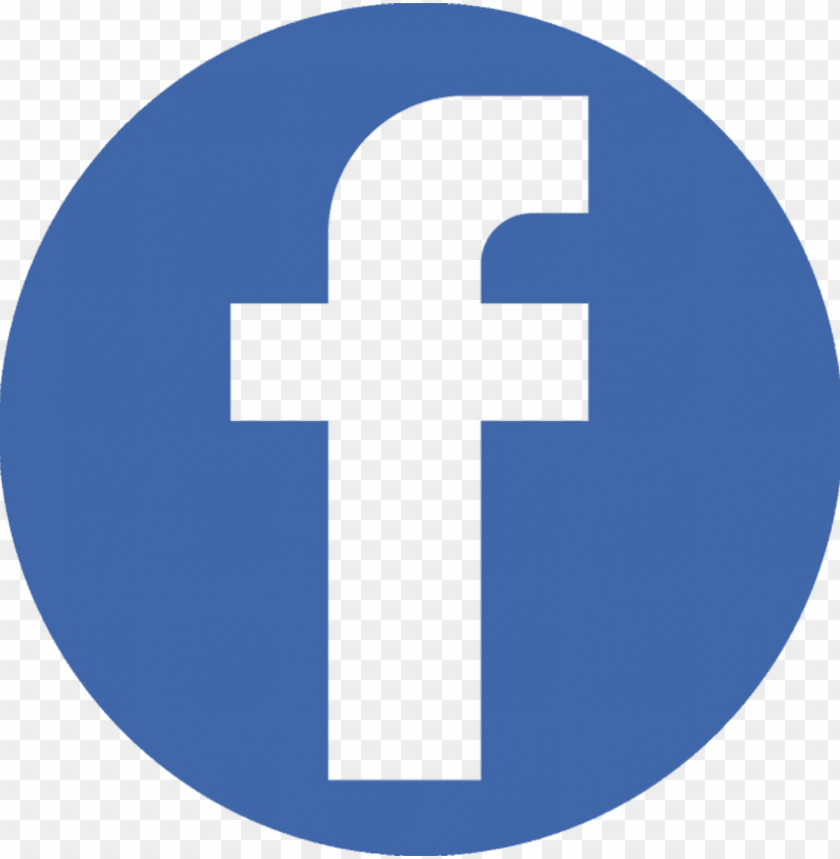 Facebook Circle Icon Image Library - Facebook Icon Blue PNG Transparent Background